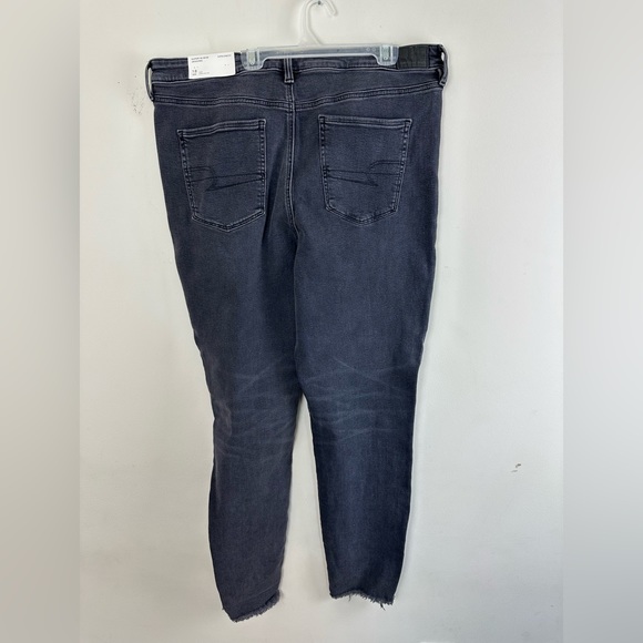 NWT American Eagle Black Super High Jegging Size 18 Long - Picture 5 of 8